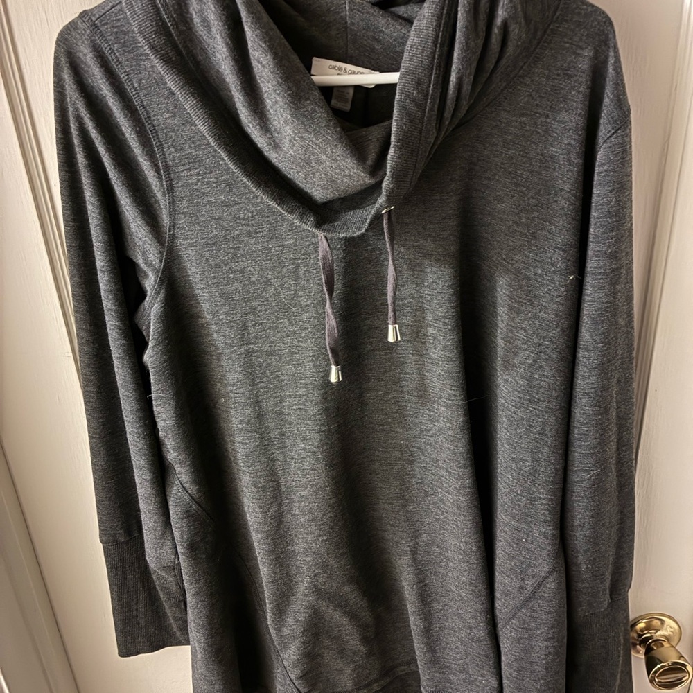 Cable & Gauge Gray Hoodie Sweatshirt